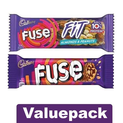 Buy Cadbury Fuse Fit Snack Bar - With Almonds & Peanuts, 40 g + Cadbury Fuse  Chocolate Bar, 45 g , Fresh Vegetables and Fruits Shopping in Dehradun